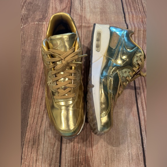 NIKE AIR MAX 90 PREMIUM ID "LIQUID GOLD"
Style # 708279 994 NIKEiD
No Box - Picture 7 of 13